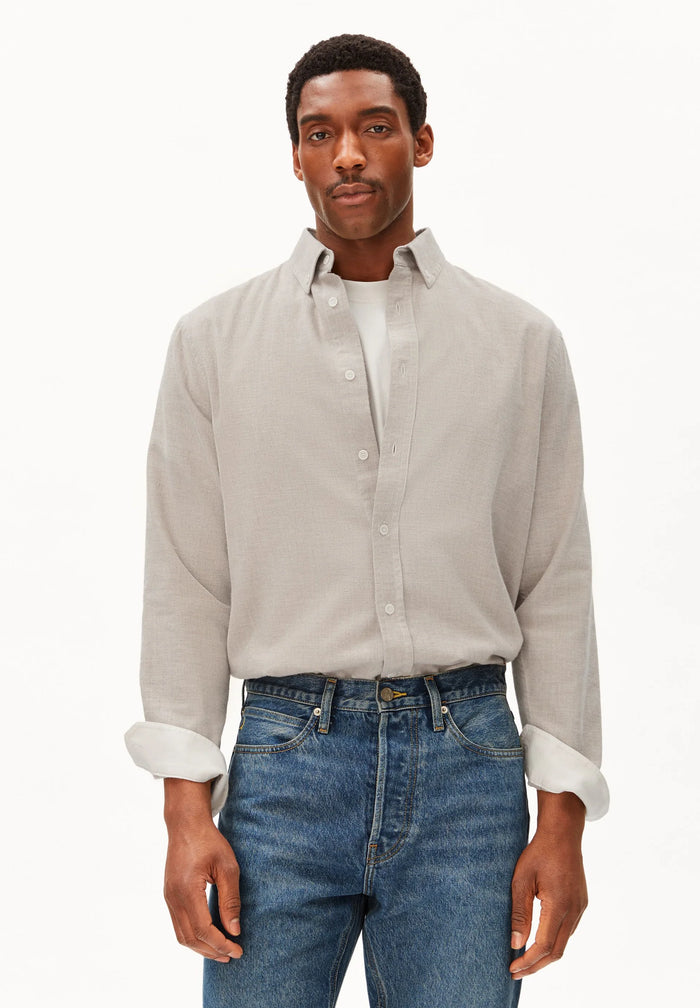 Araamo Flannel Shirt Honey Reed Bild 1