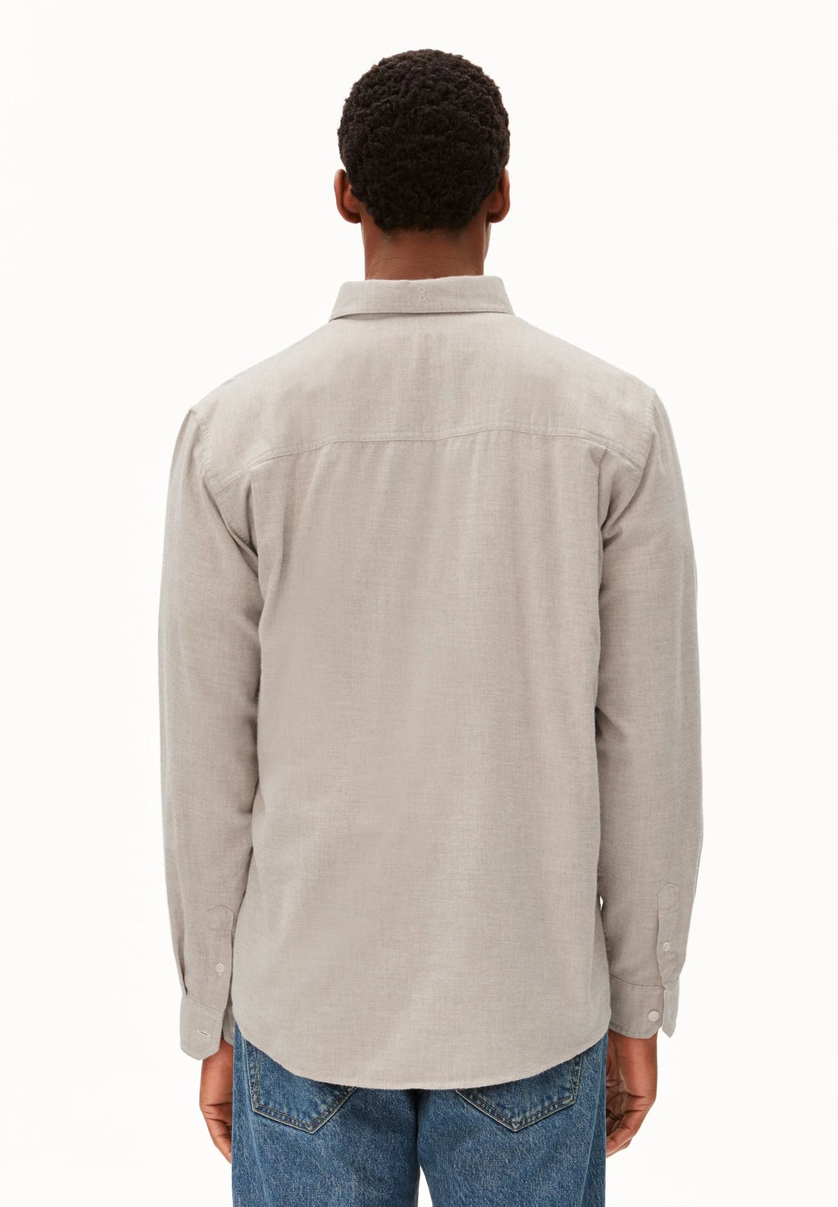 Araamo Flannel Shirt Honey Reed Bild 2