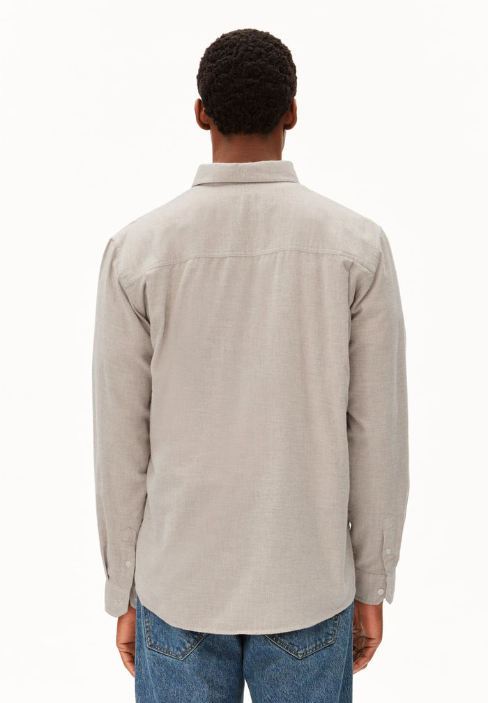 Araamo Flannel Shirt Honey Reed Bild 2
