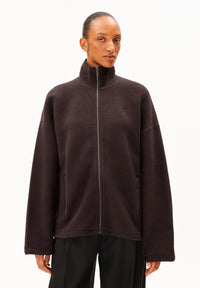 Cotton Fleece Jacket Claystone Bild 1