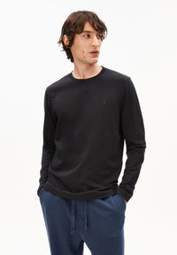Jaames Longsleeve Shirt Black Bild 1