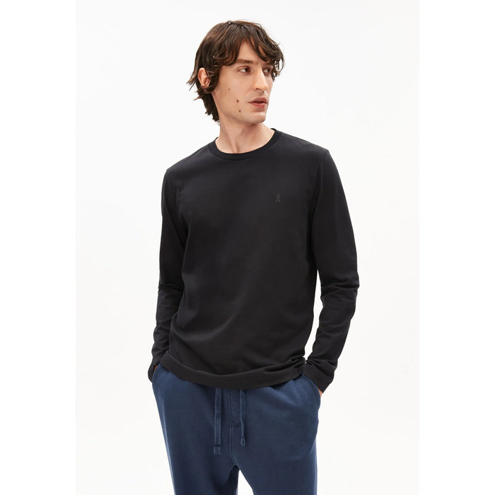 Jaames Longsleeve Shirt Black Bild 1