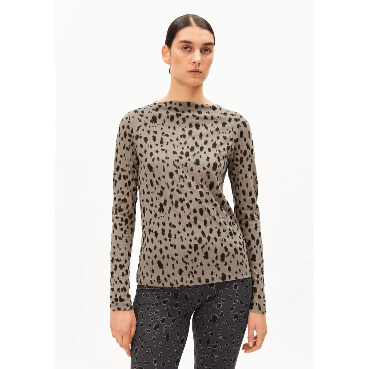 Leo Longsleeve Walnut Cream Bild 1