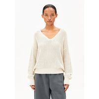 Linen Blend Knit Sweater Undyed Bild 1