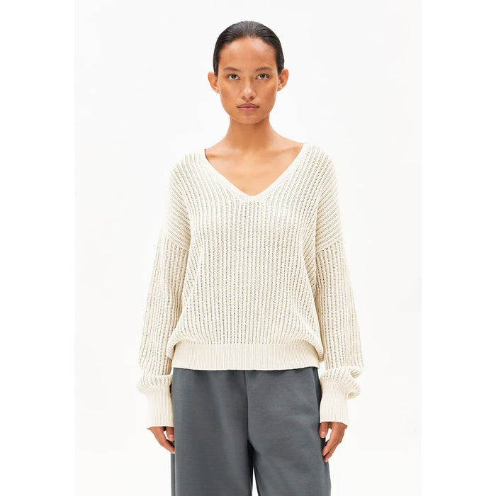 Linen Blend Knit Sweater Undyed Bild 1