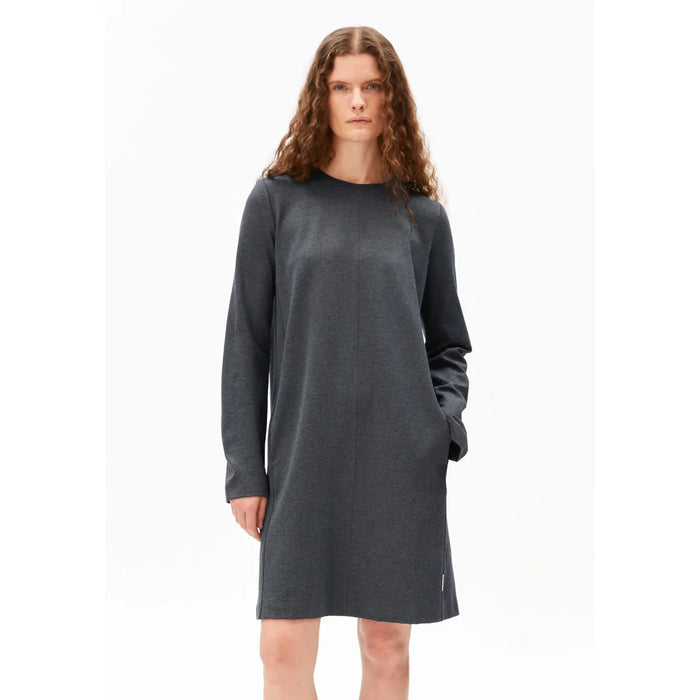 Maariliana LS Jersey Dress Steel Melange Bild 1