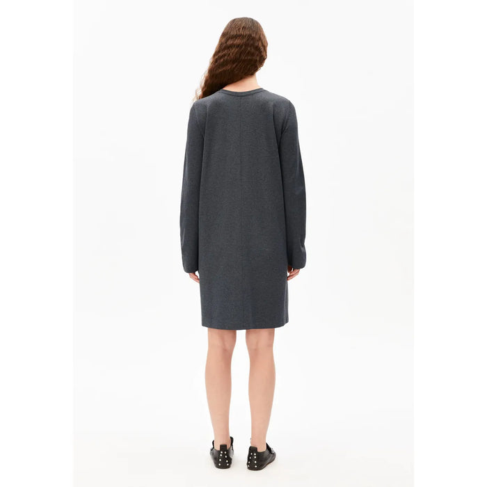 Maariliana LS Jersey Dress Steel Melange Bild 2