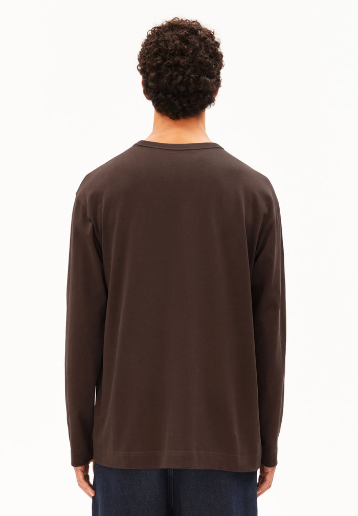 Maarkos A Logo Longsleeve Claystone Bild 2