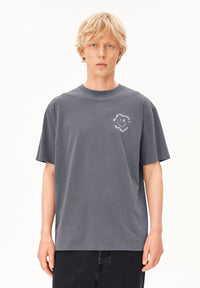 Maarkos Gmt Dye Smile T-Shirt Moonshadow Washed Bild 1