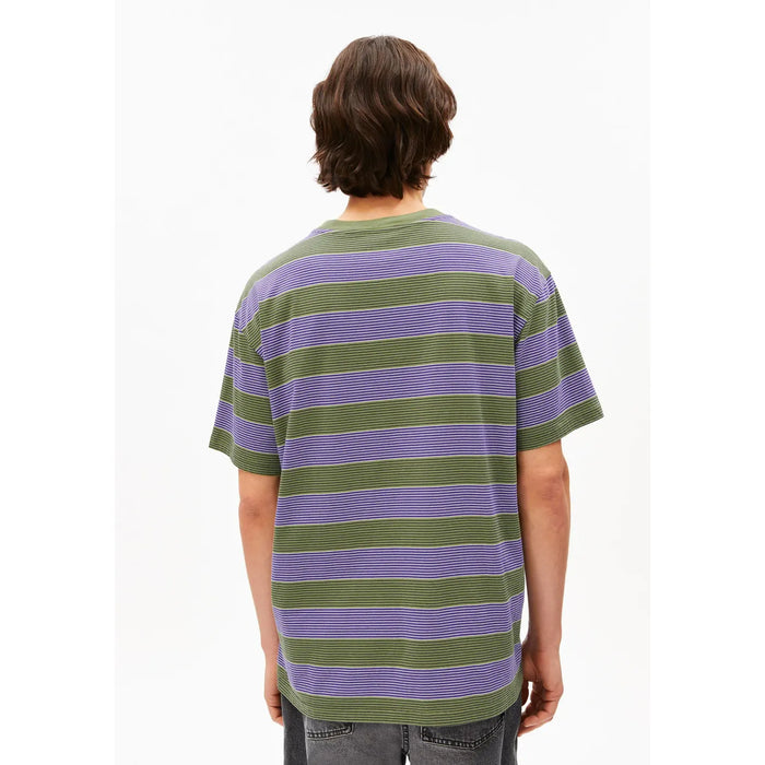 Maarkos Multi Stripes T-Shirt Pungent Purple/Fatig Bild 2
