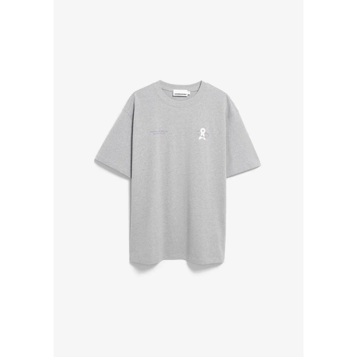 Maarkos Un-Wasted T-Shirt Silver Melange Bild 1