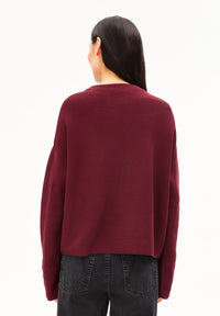 Merinaa Links Links Sweater Velvet Red Bild 2