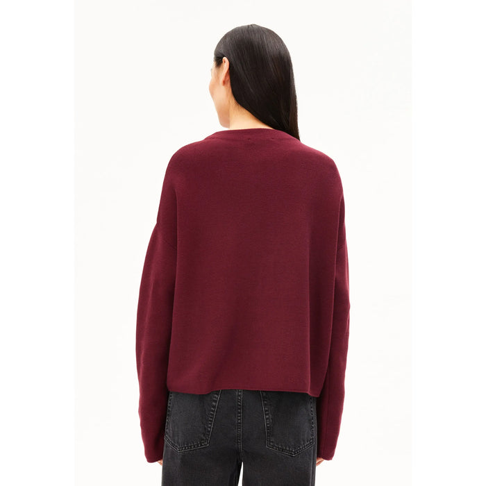 Merinaa Links Links Sweater Velvet Red Bild 2
