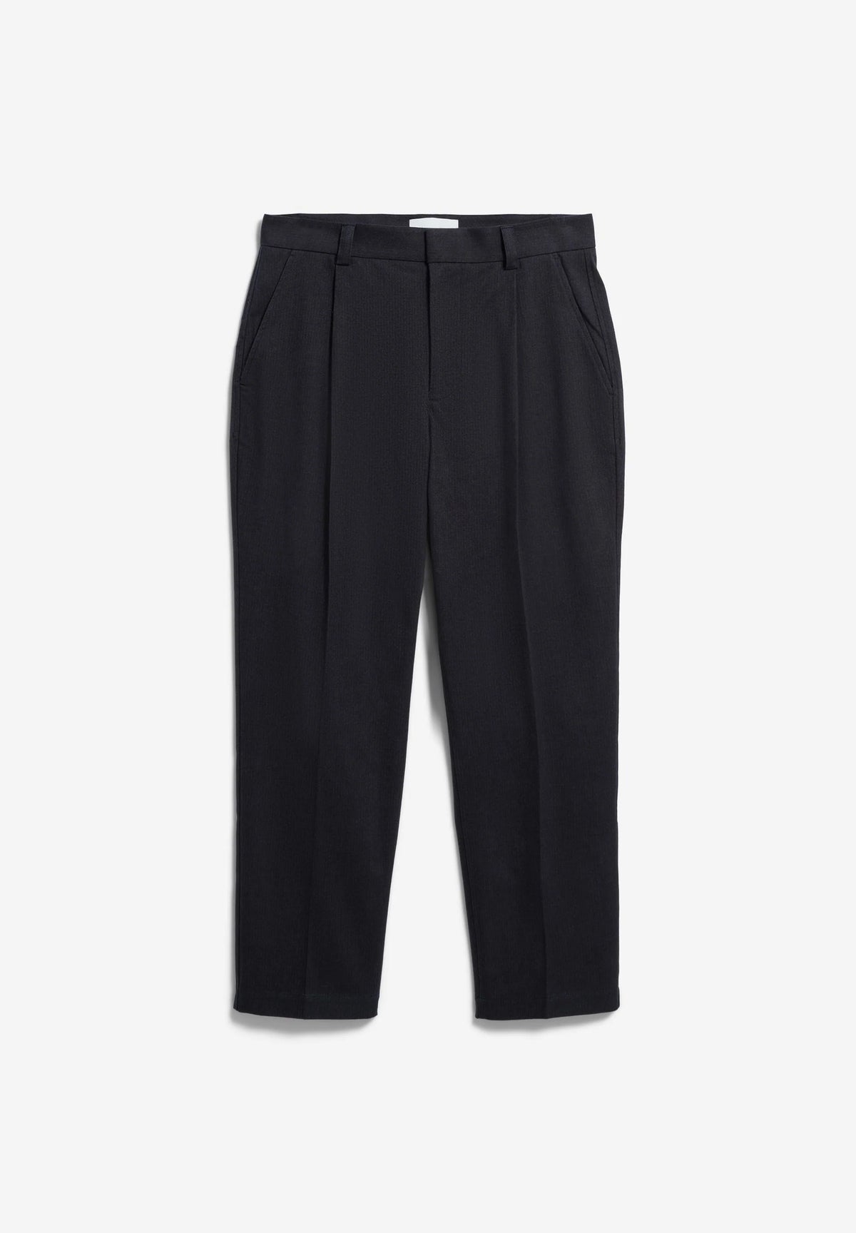 Taamir Structure Pleated Pant Black Bild 1
