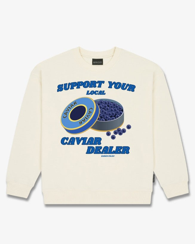 Caviar Dealer OS Pullover Off-White Bild 1