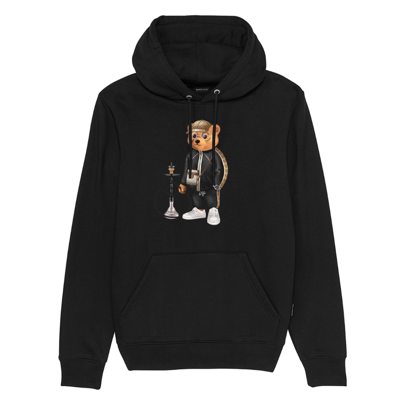 The Flavour Puffer Organic Hoodie Black Bild 1