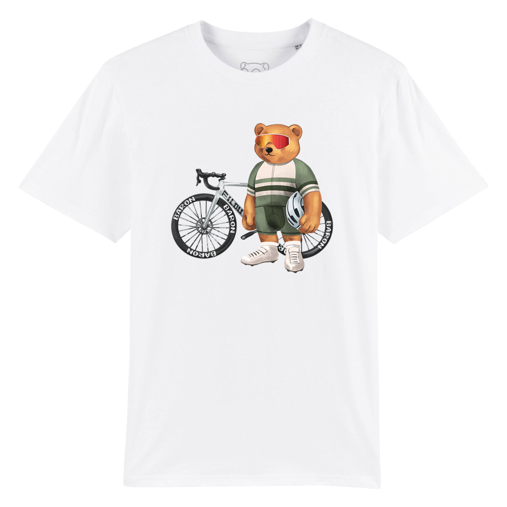 The Racing Cyclist Organic T-Shirt White Bild 1