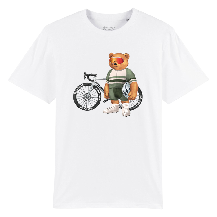 The Racing Cyclist Organic T-Shirt White Bild 1