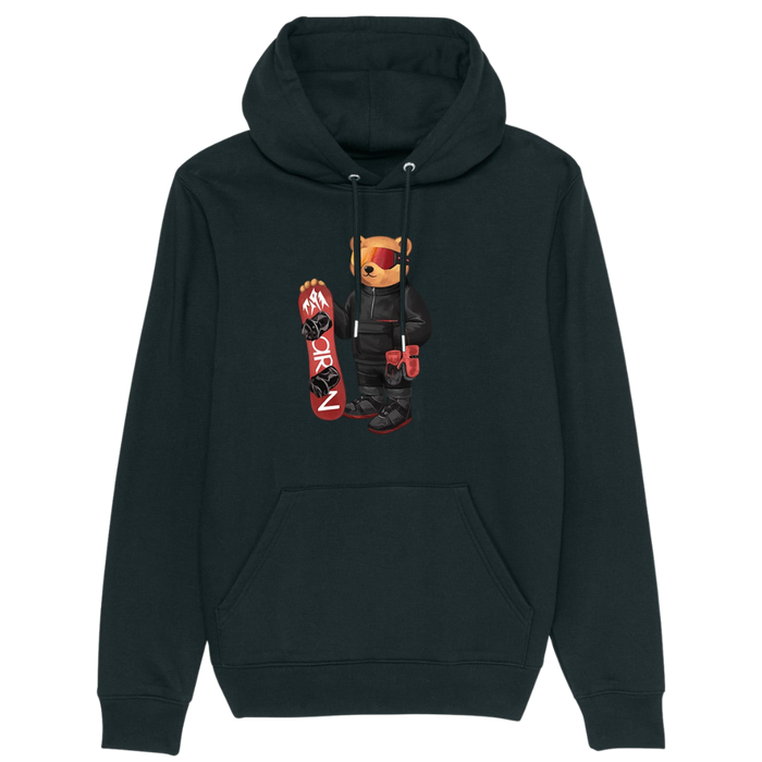 The Snowboarder Organic Hoodie Black Bild 1
