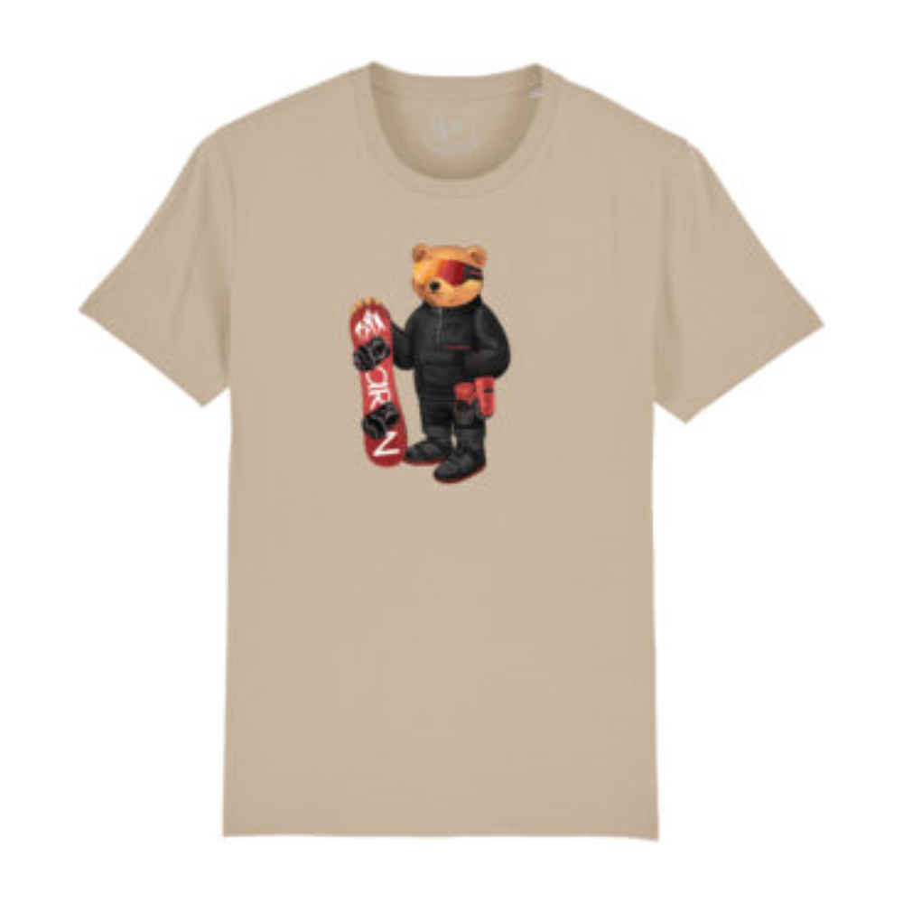 The Snowboarder Organic Tee Sand Brown Bild 1