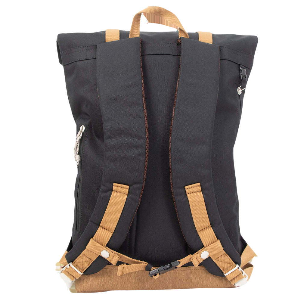 Christopher Euro Backpack Rolltop Backpack black x khaki Bild 2
