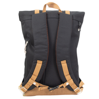 Christopher Euro Backpack Rolltop Backpack black x khaki Bild 2
