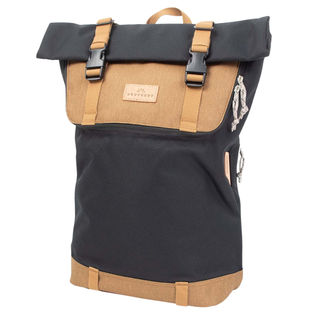 Christopher Euro Backpack Rolltop Backpack black x khaki Bild 3