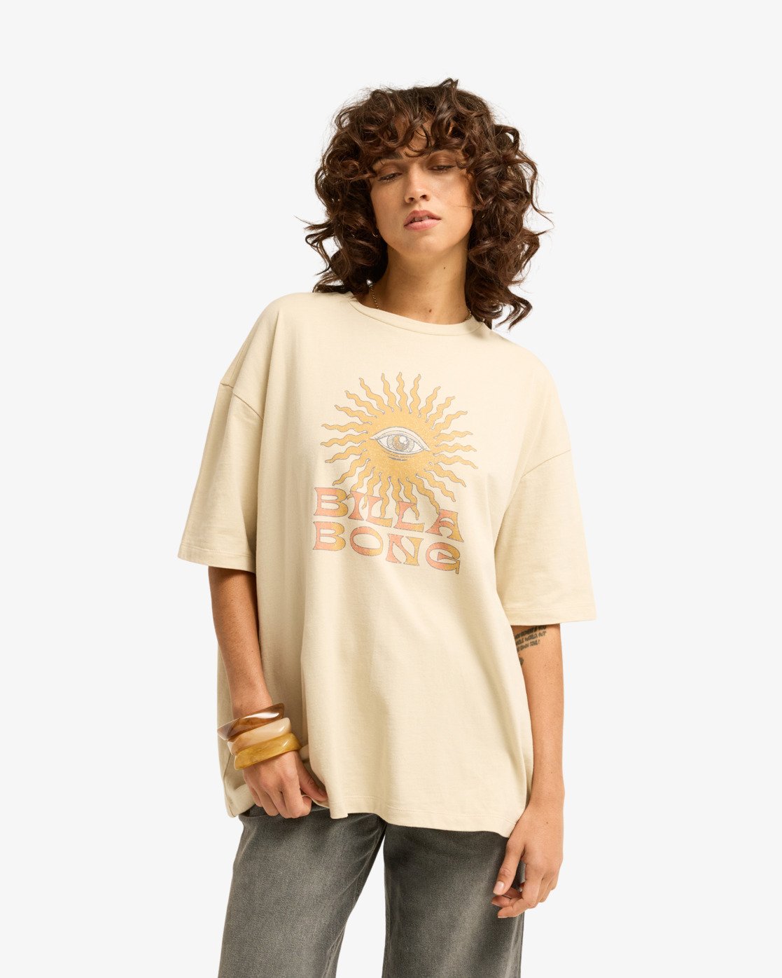 Adiv Good Vibes True Boy Tee Oatmeal Bild 1