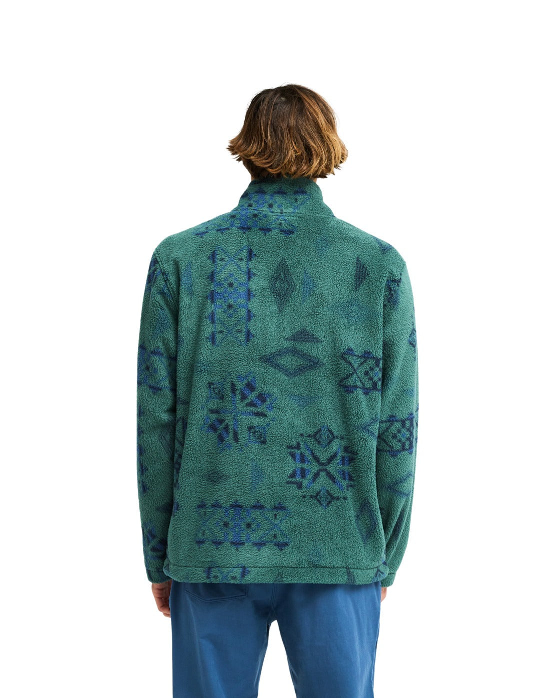 Boundary Mock Neck Smoke Pine Bild 3