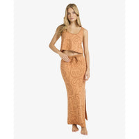 Embers Knit Midi Skirt Tangerine Bild 1