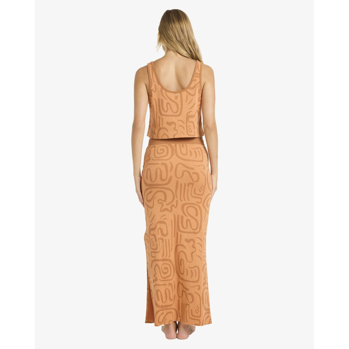 Embers Knit Midi Skirt Tangerine Bild 2