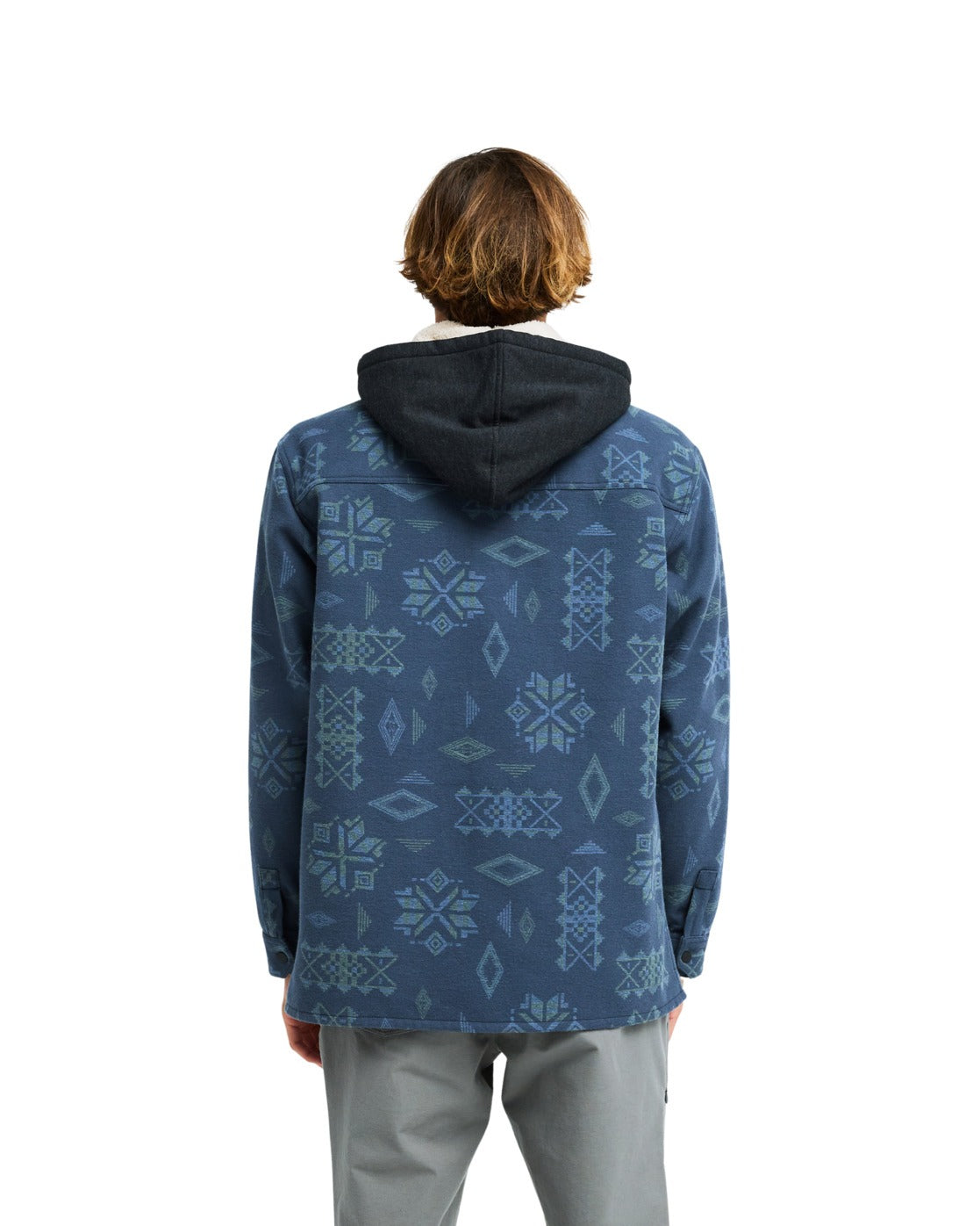 Furnace Bonded Jacquard Blue Graphite Bild 2