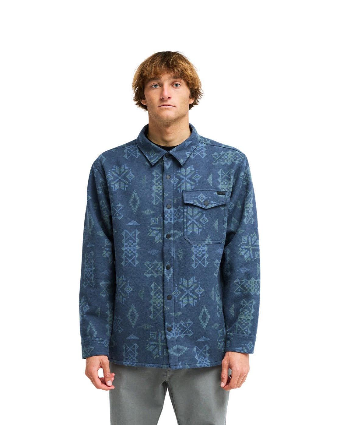 Furnace Bonded Jacquard Blue Graphite Bild 3