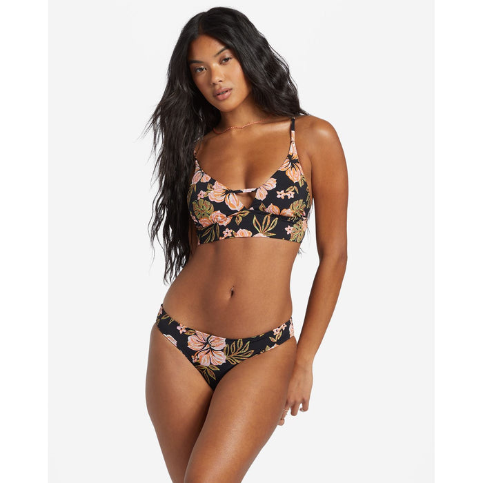 HOOKED ON TROPICS V NECK CAMI BLACK PEBBLE Bild 1