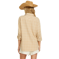 Layer Up LS Woven Khaki Bild 2