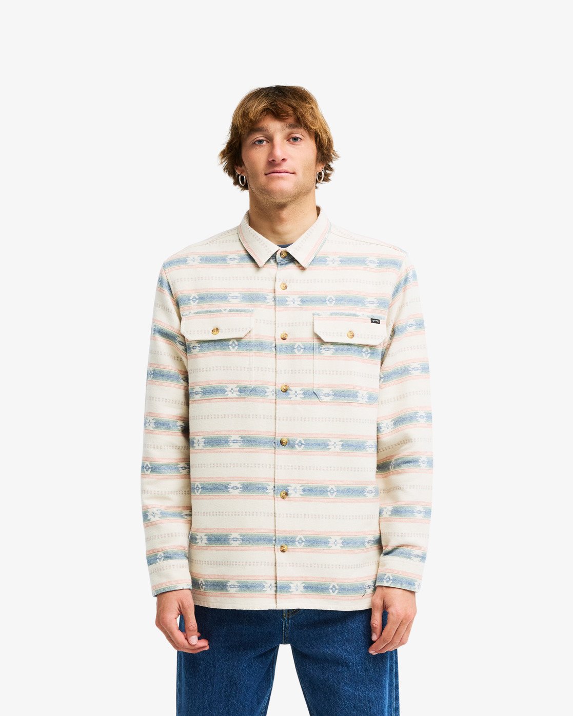 Offshore Jacquard Flannel Oatmeal Bild 3