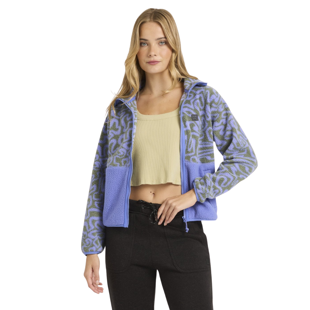 Rock Jetty Mock Neck Zip FLC Iris Bild 1
