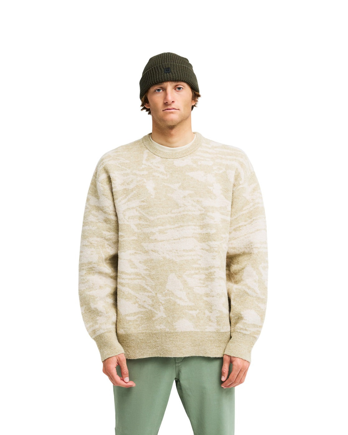 Trail Sweater Sand Khaki Bild 1