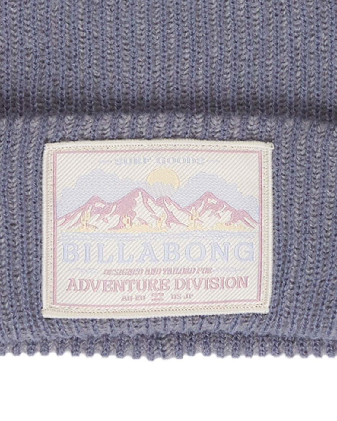 Wave Check Beanie Salted Blue Bild 4