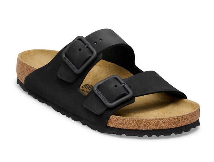 Arizona Wire Buckle Nubuck Leather Schwarz Bild 1