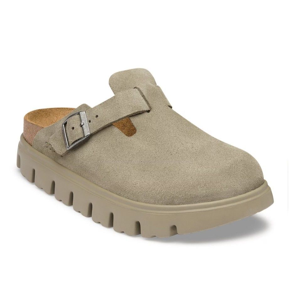 Boston Chunky Suede Leather Taupe Bild 1
