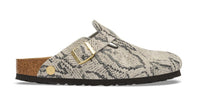 Boston Rivet Logo Suede Leather Snake Oyster Bild 2