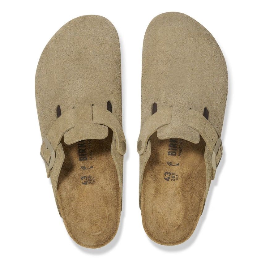 Boston Suede Leather Faded Khaki Bild 3
