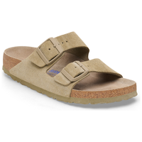 Arizona Soft Footbed Suede Leather Faded Khaki Bild 1
