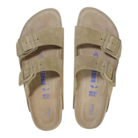 Arizona Soft Footbed Suede Leather Faded Khaki Bild 2