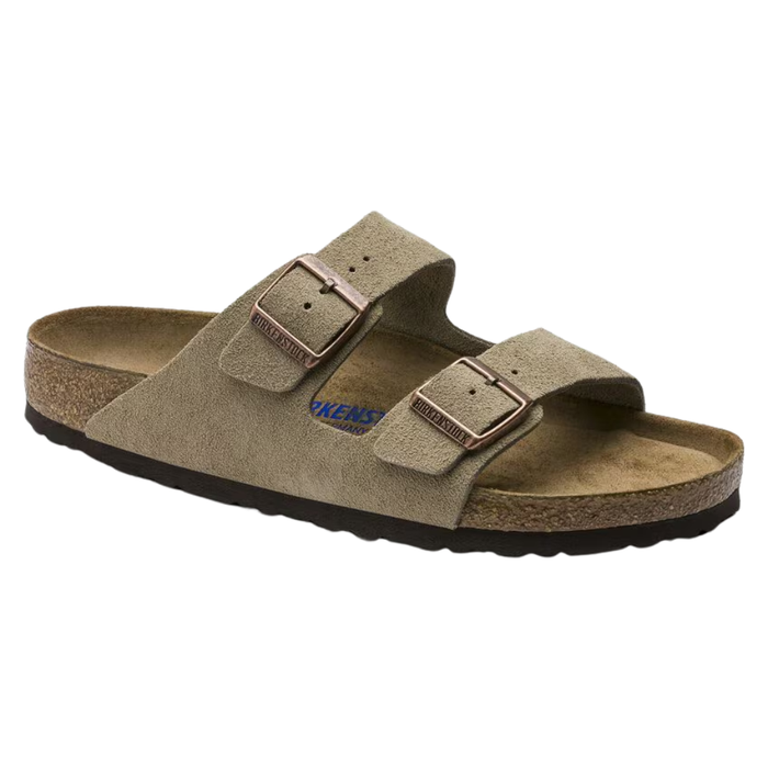 Arizona Soft Footbed Suede Leather Taupe Bild 1