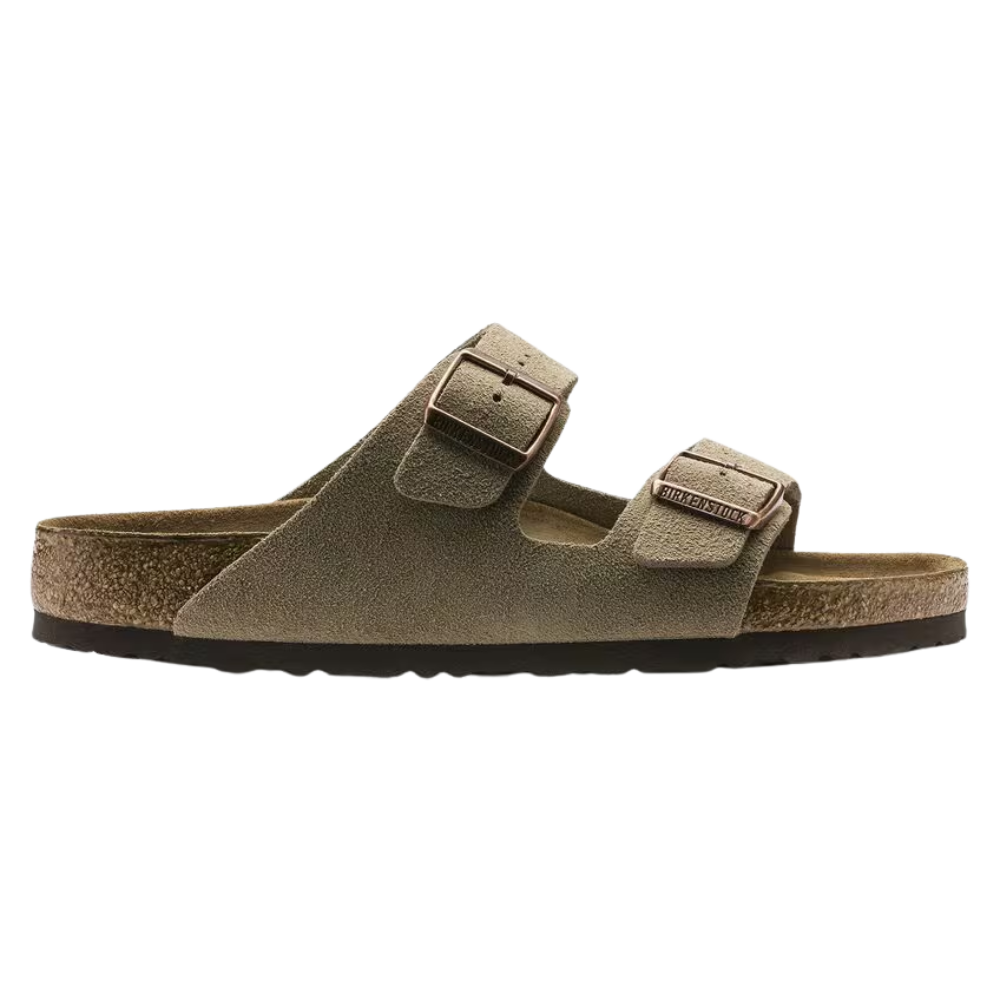 Arizona Soft Footbed Suede Leather Taupe Bild 3