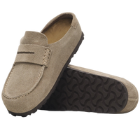 Naples Wrapped Suede Leather Taupe Bild 2