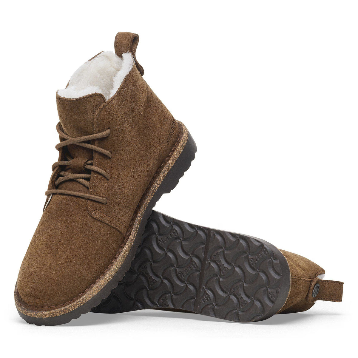 Uppsala Mid Shearling Suede Leather Dark Tea Bild 3