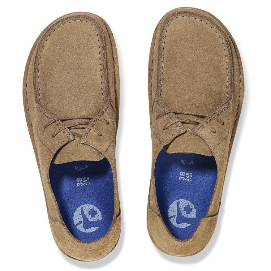 Utti Lace Suede Leather Gray Taupe Bild 3